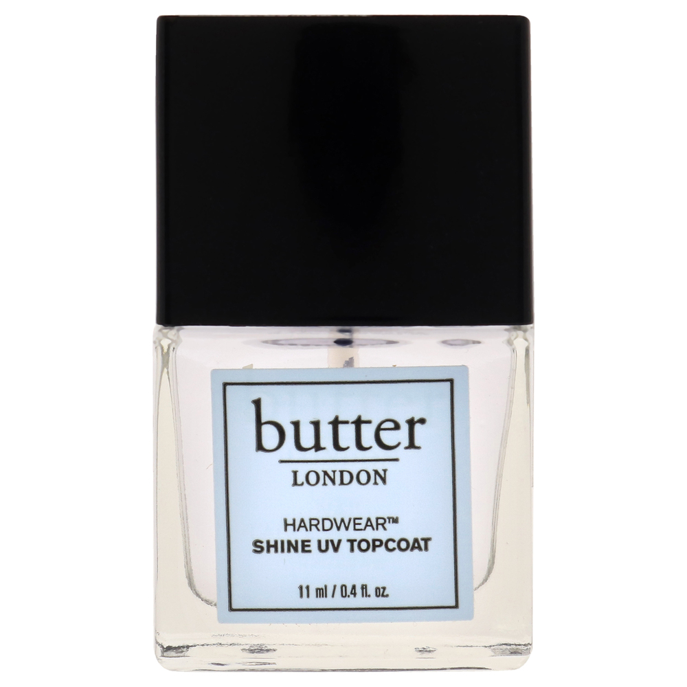 Hardwear Shine UV Topcoat by Butter London for Women - 0.4 oz Nail Polish
